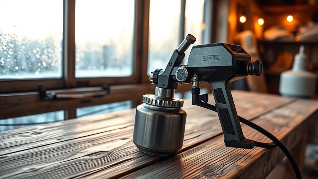 winter paint sprayer considerations