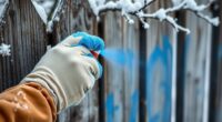 winter spray painting tips
