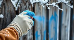 winter spray painting tips