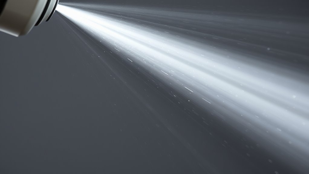 achieving even spray edges