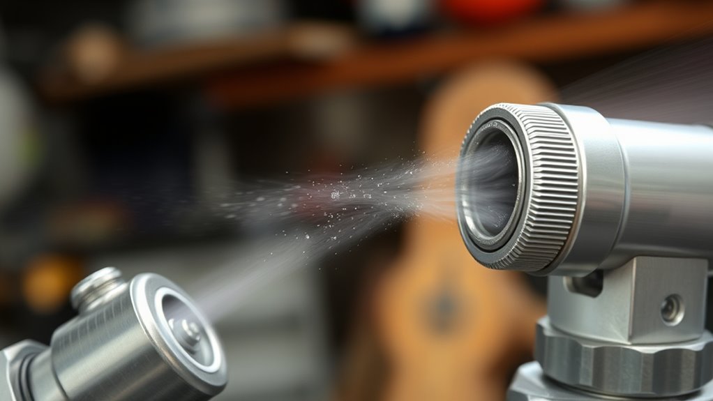 check compressor nozzles paint