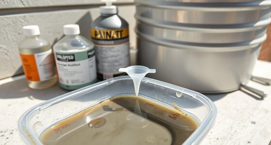 disposing of paint waste