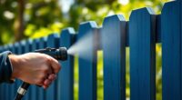 efficient fence spray technique