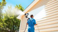 exterior siding spray tips