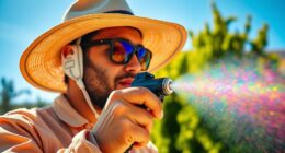 hot weather spray painting