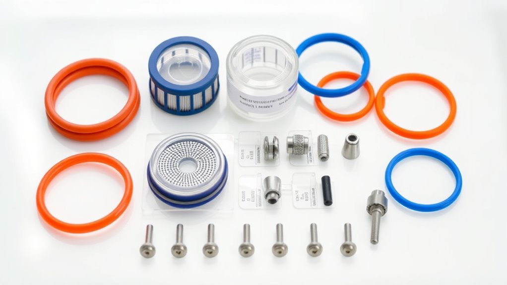 keep spare parts organized
