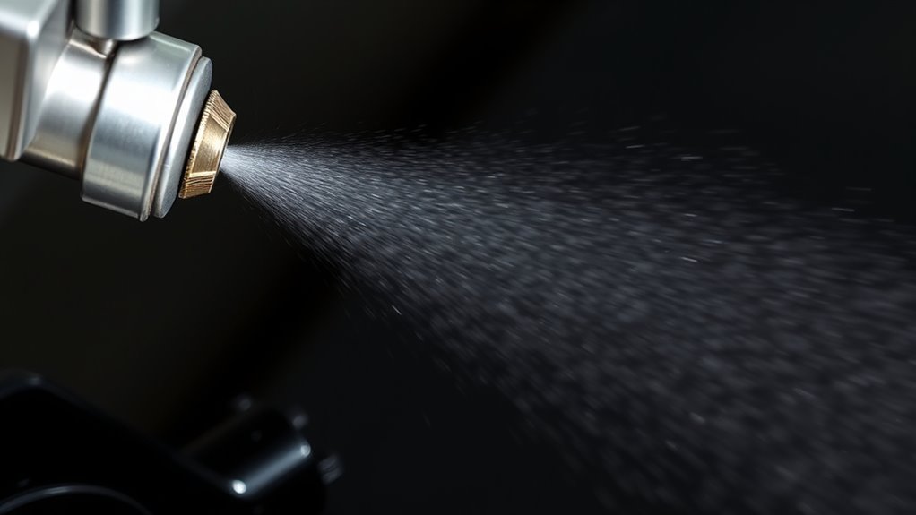 maintain consistent spray technique