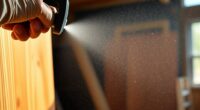 oil based paint spraying