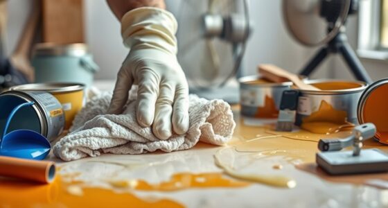 oil paint cleanup tips