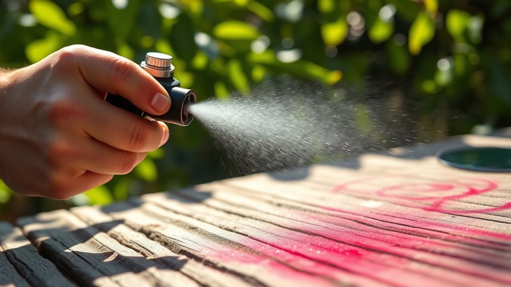 outdoor spray painting tips