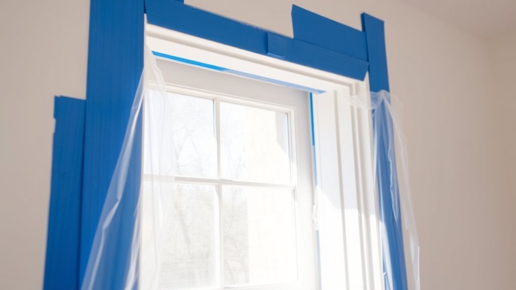 proper masking and technique