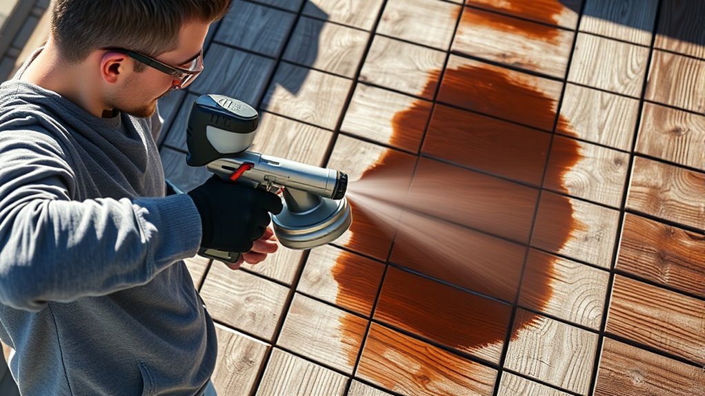 proper spraying and maintenance