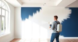 spray for two tone walls