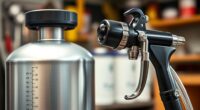 spray gun compressor size