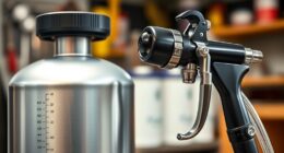 spray gun compressor size