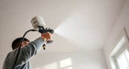 spraying interior walls efficiently