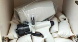 store paint sprayer dry