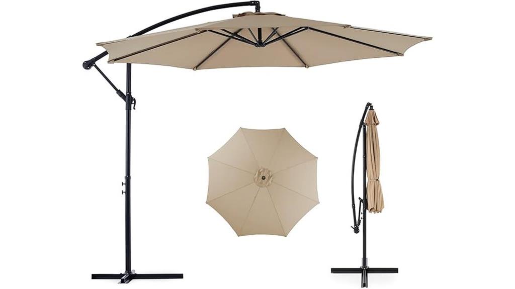 10 foot offset umbrella