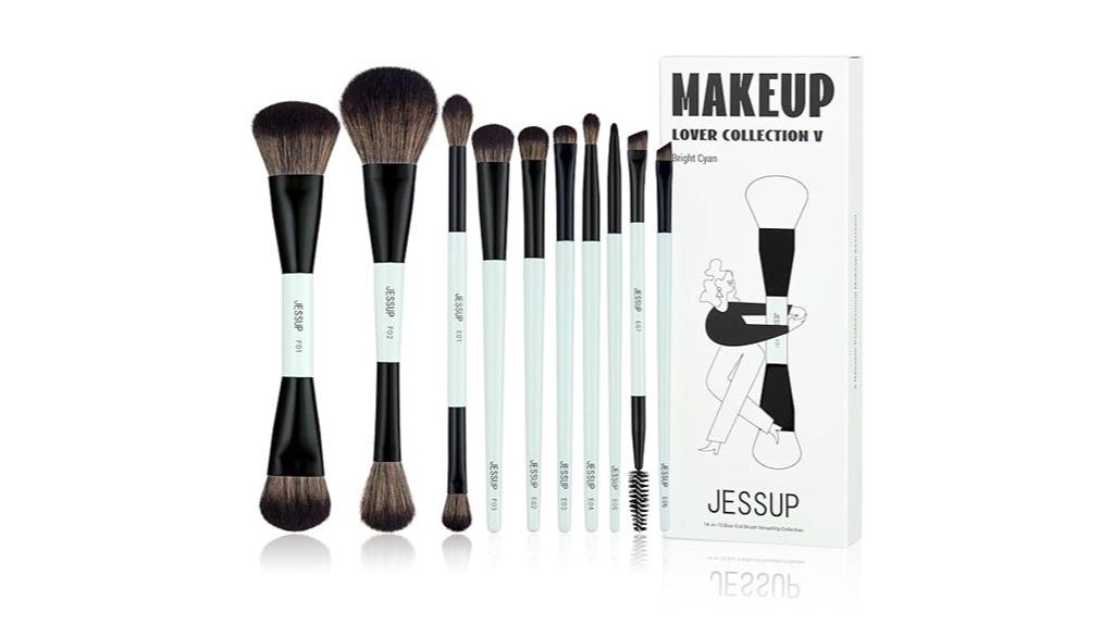 10 piece jessup brushes