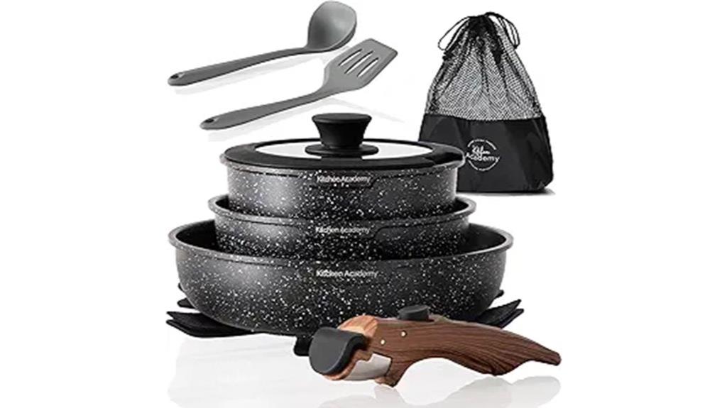 10 piece non stick cookware