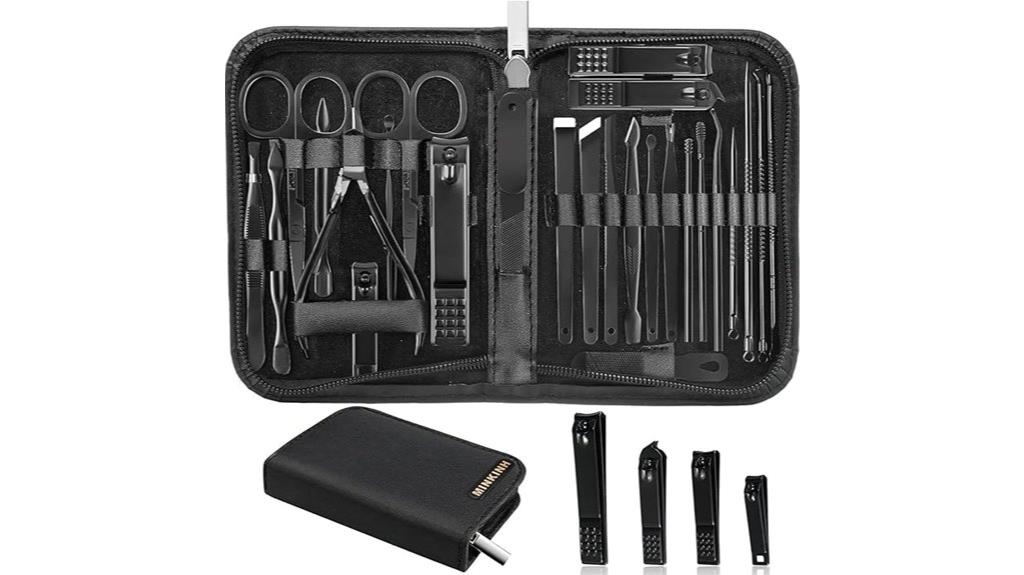 26 piece stainless manicure set