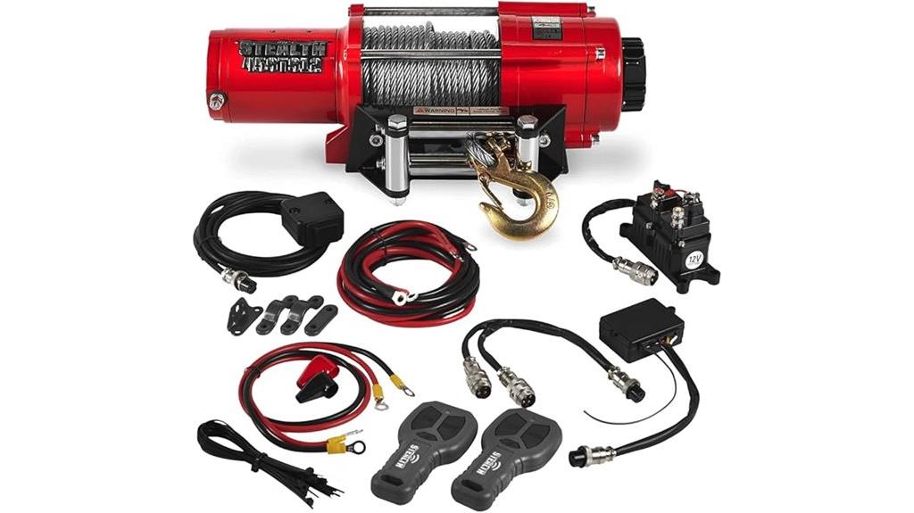 4500 lb electric winch