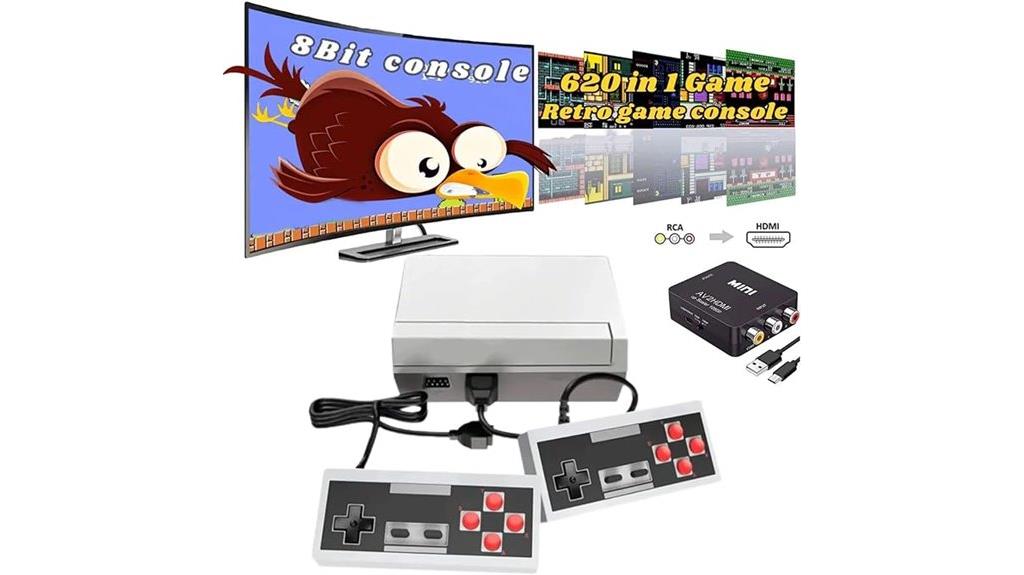 600 game retro mini console