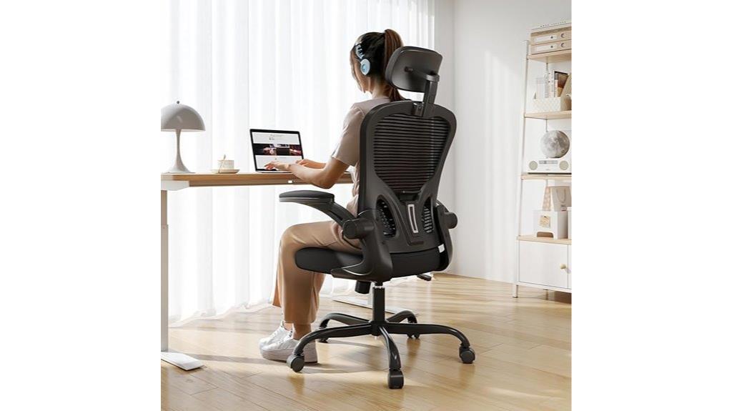 adjustable armrest ergonomic chair