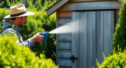 apply protective exterior coating