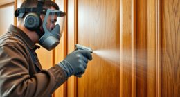 applying clear urethane finish