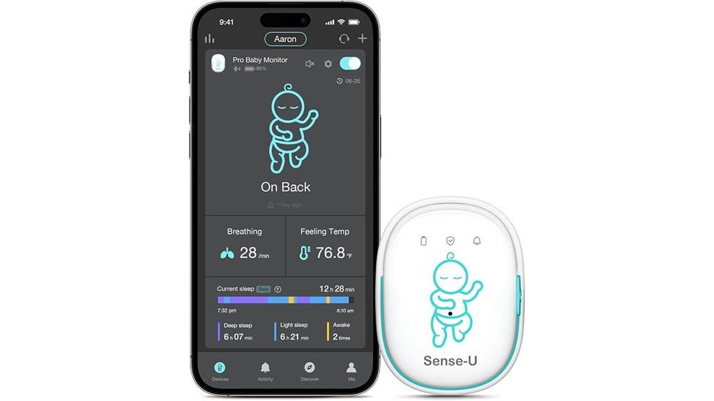 baby monitor with health tracking