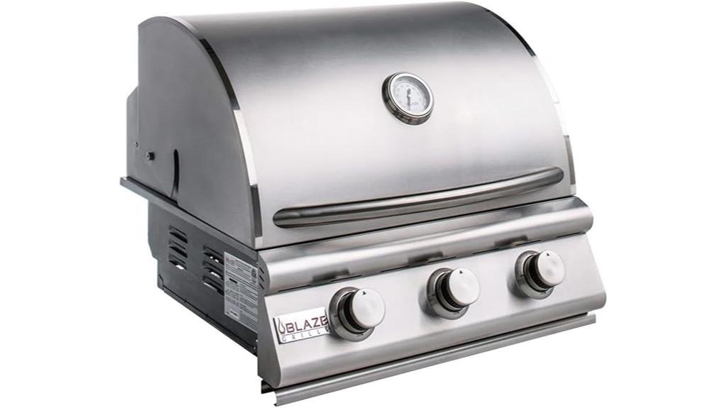 blaze 3 burner gas grill