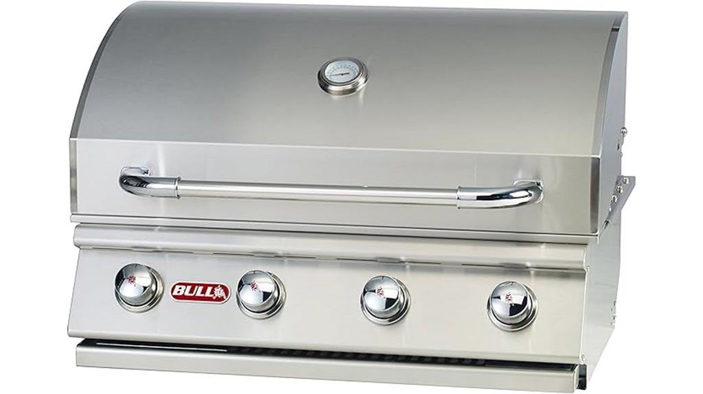 bull built in gas grill