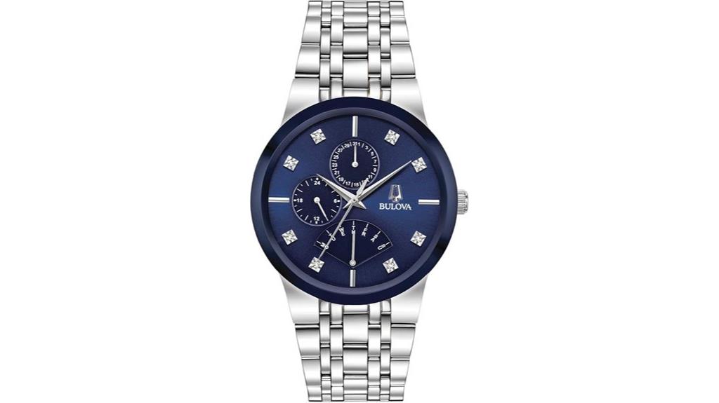 bulova men s diamond watch