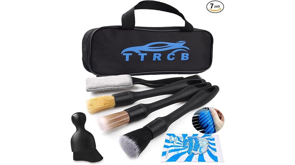 car detailing brush set