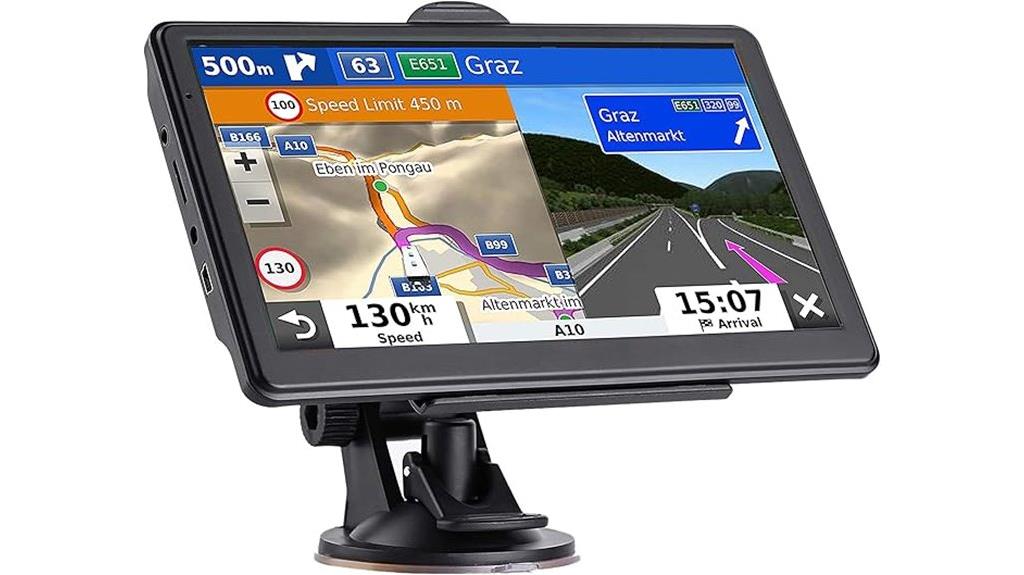 car truck gps with 7 inch screen