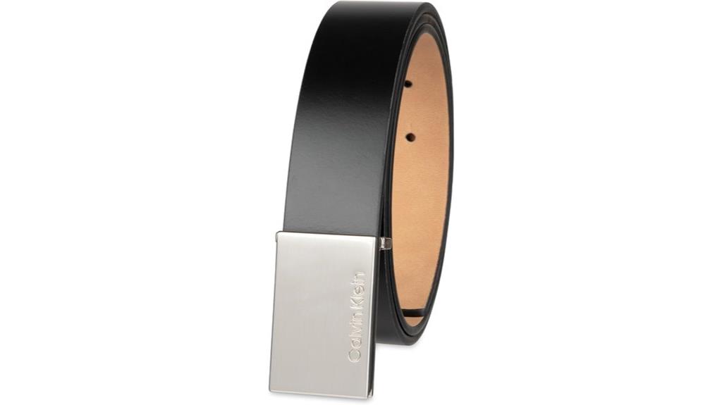 casual logo buckle belt