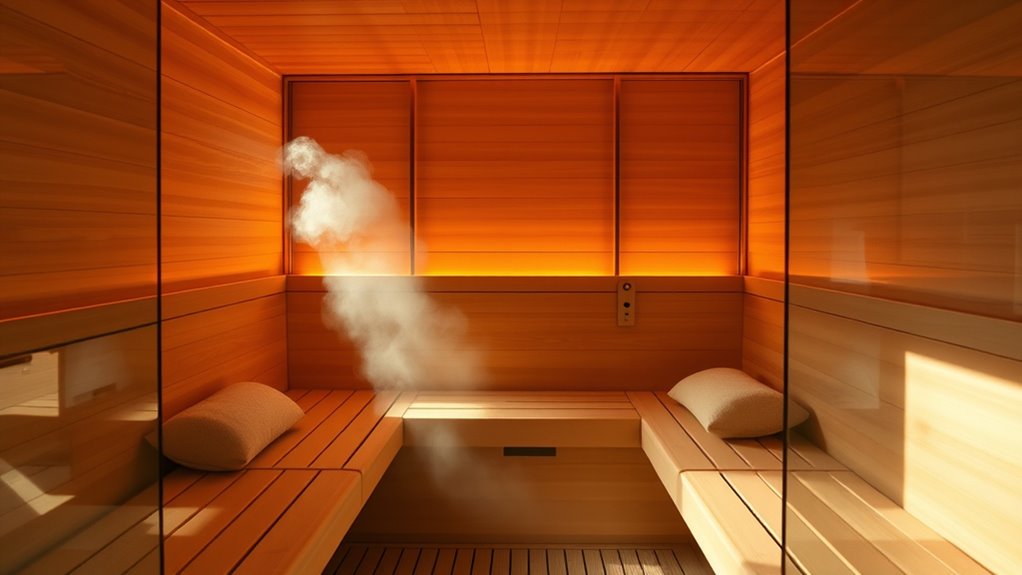 choosing spacious safe sauna