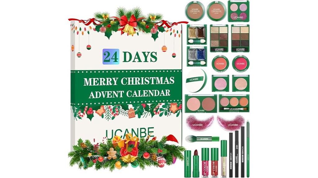 christmas makeup gift calendar