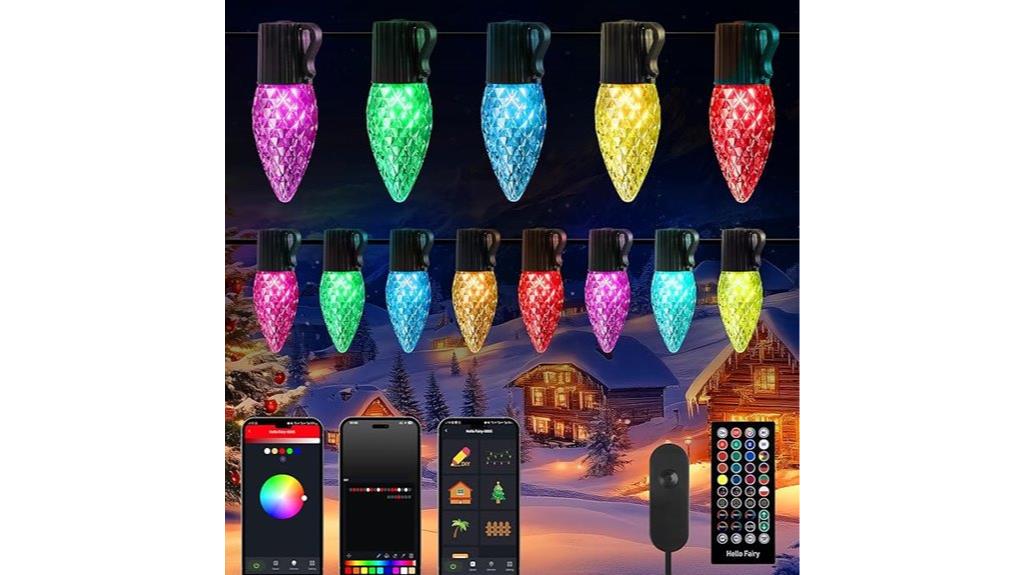 colorful outdoor christmas lights