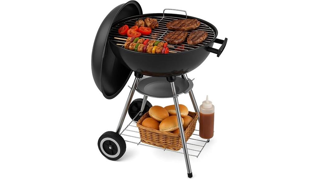compact wheelbarrow sized grill