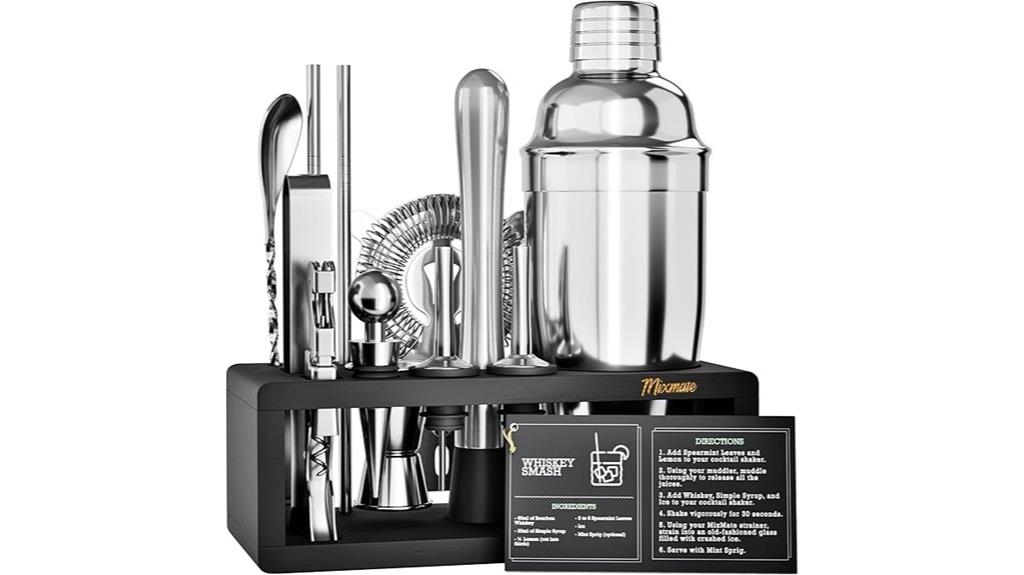 complete bartender mixing set