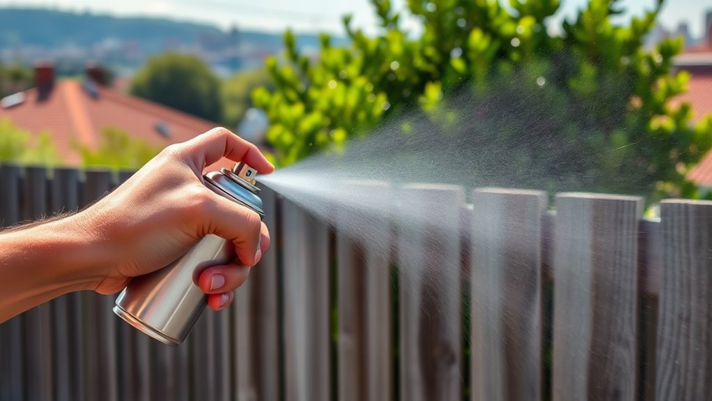 control environment for spray