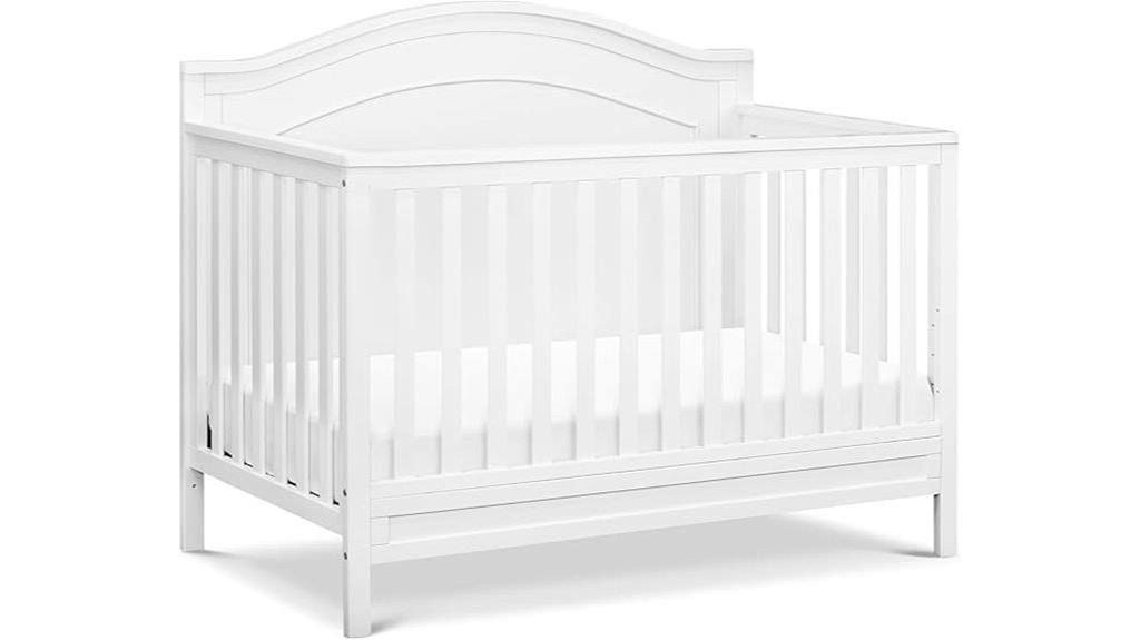 convertible crib with four features