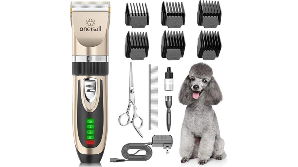 cordless low noise grooming