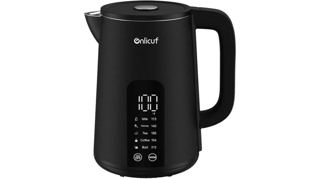 double wall digital kettle