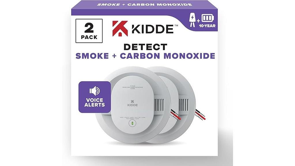 dual pack smoke co detectors