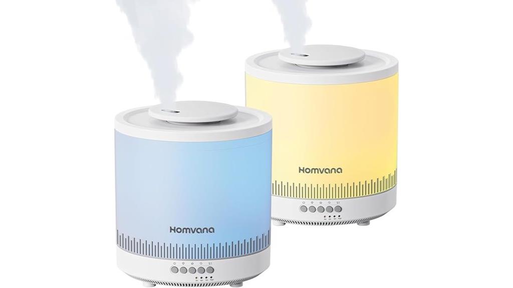 dual ultrasonic bedroom humidifiers