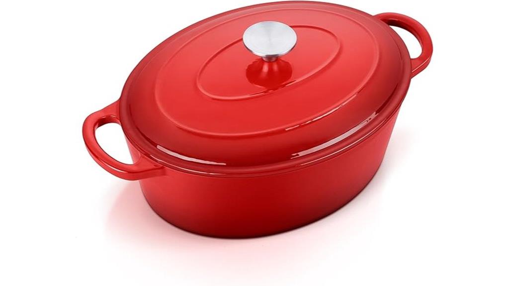 e far 7qt oval dutch oven