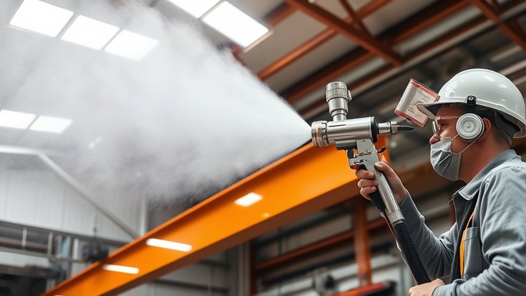 effective fireproofing spray application